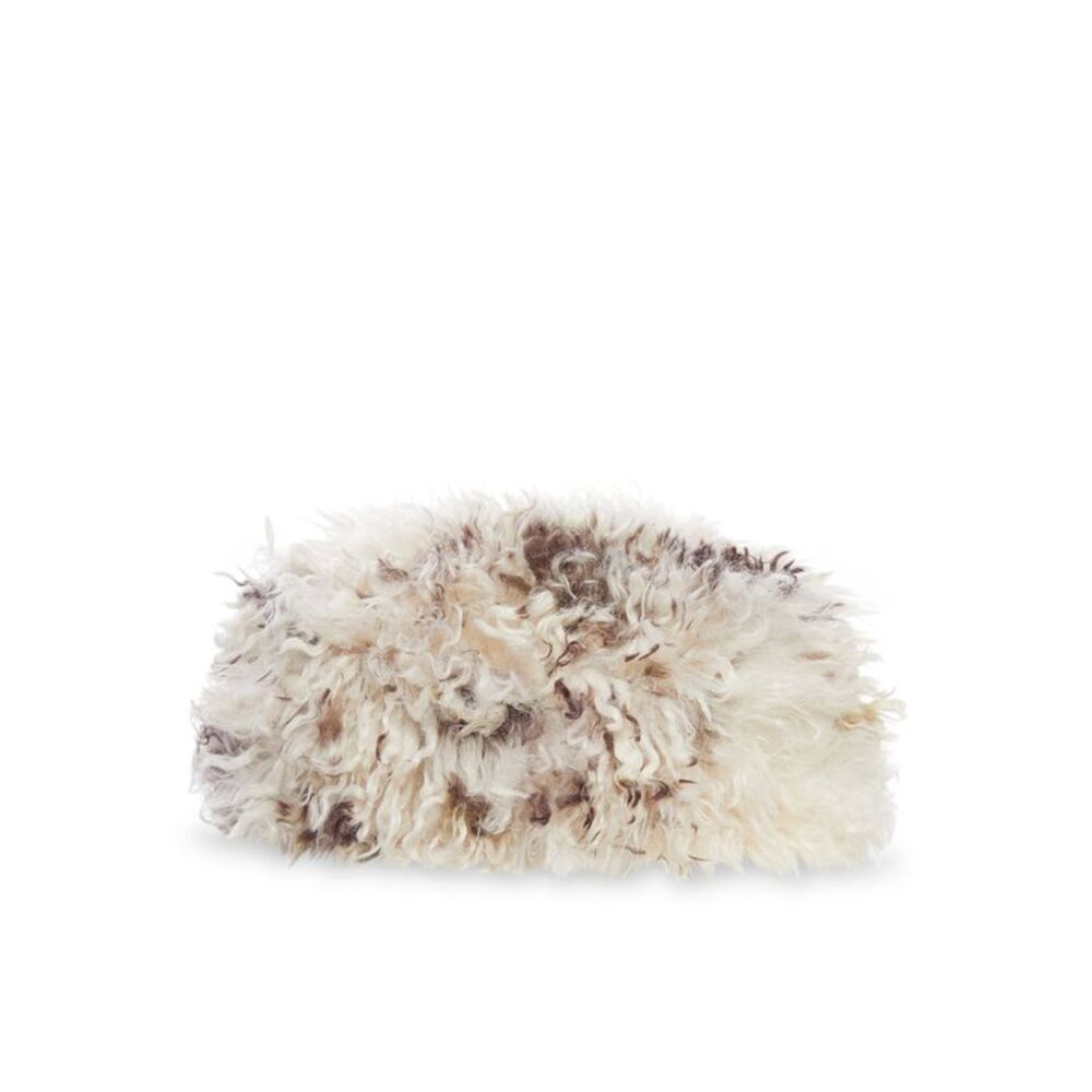 Seafarer Women Multicolor Curly-Effect Faux Fur Hat